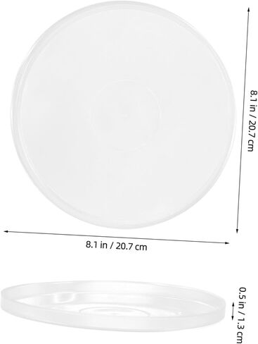 Cabilock 6pcs Transparent Plastic Replacement Covers for Digital Weighing Scales Easy Installation Design Protects Scale Markings in Saudi Arabia