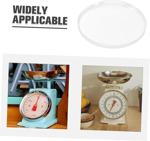 Cabilock 6pcs Transparent Plastic Replacement Covers for Digital Weighing Scales Easy Installation Design Protects Scale Markings in Saudi Arabia