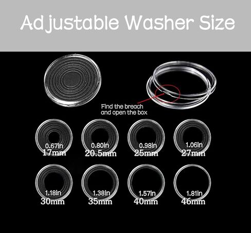 Challenge Coin Display Case Silver Dollar Coin Holder 1.8" in Single Coin Display Case Wood Coins Storage Box Coins for Collectors in Kuwait