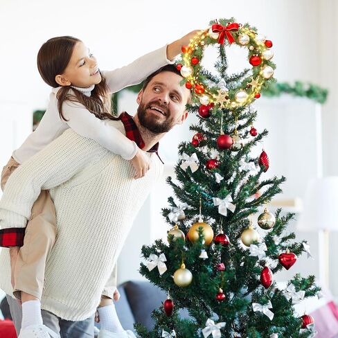 12 بوصة 15 مجموعات مركزية معدنية الأزهار المركزية مع حوامل الخشب وأضواء خرافية LED ، حلقات معدنية ذهبية لعيد الميلاد الحلم جدول الزفاف ديكور الزهور ، جدار الزهور معلوفة الجدار in Kuwait