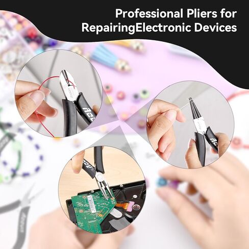 3-Piece Jewelry Pliers Set Jewelry Making Tools in Saudi Arabia