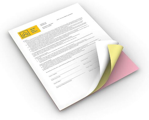 Xerox 3R12424 Premium Digital Carbonless Paper, 8-1/2 x 11, Pink/Canary/White, 1,670 Sets in Saudi Arabia