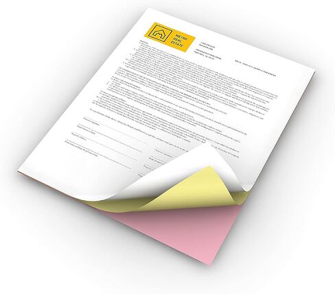 Xerox 3R12424 Premium Digital Carbonless Paper, 8-1/2 x 11, Pink/Canary/White, 1,670 Sets in Saudi Arabia