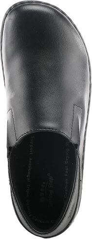 Spring Step Manila Slip-On Professional Nursing Shoes for Women - Women's Uniform Shoes with Round Toe, Closed Back, and Printed Leather - Nursing Clogs for Women in Kuwait