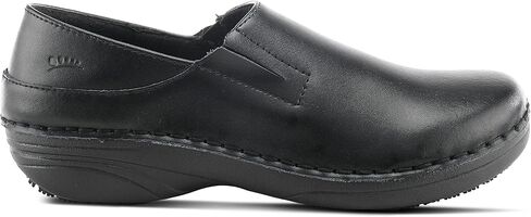 Spring Step Manila Slip-On Professional Nursing Shoes for Women - Women's Uniform Shoes with Round Toe, Closed Back, and Printed Leather - Nursing Clogs for Women in Kuwait