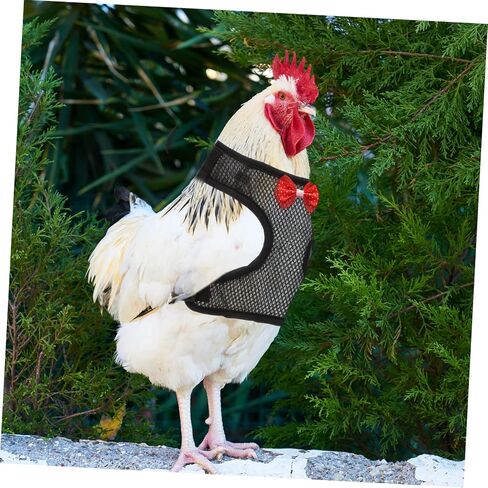 Totority Chicken Harness Leash for Outdoor Walking Comfortable Hen Harness with Strong Pulling Rope Safe Pet Leash for Roosters and Hens in Saudi Arabia