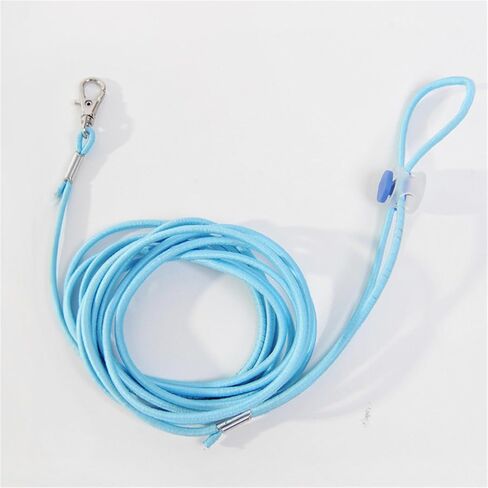 Escape Proof Parrot Bird Leash with Cord Elastic Bird Leash With Metal Ankle Rings Pet Bird Training Rope 3Meter in Kuwait