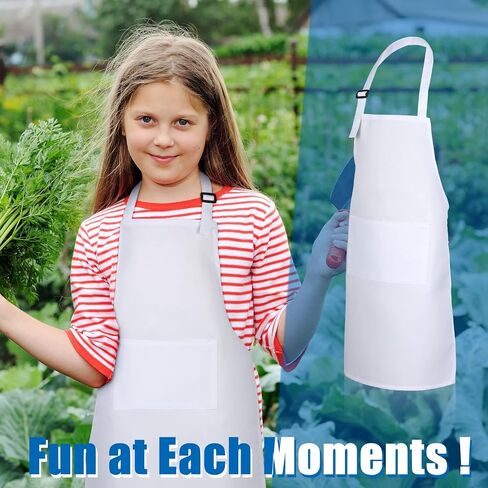 Handepo 30 PCS Children Apersts Apons Chef Chef Apron Kids Comfor in Saudi Arabia