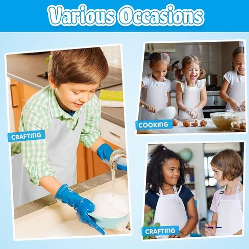 Handepo 30 PCS Children Apersts Apons Chef Chef Apron Kids Comfor in Saudi Arabia