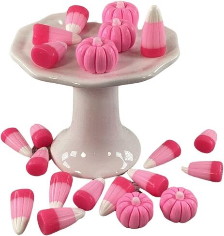 AGD Halloween Craft Supply - قرع الراتنجات المزيفة الاصطناعية والذرة الحلوى (AGD#2305-91 2024 20pc) in Kuwait