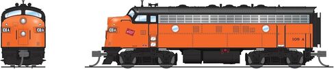 Broadway Limited 9082 EMD F7A ، MILW 113A ، Orange & Black ، No-Sound/DCC Ready ، N Scale in Saudi Arabia