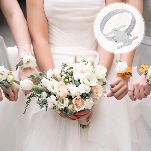 14 PCS CORSAGE LISTLET BAND SILVER SILVER in Kuwait