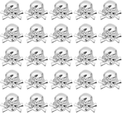 24pcs Halloween Pirate Skull Rings for Kids Costume Accessories for Halloween Party Favors Pirate-Theme Goodie Bag Fillers in Saudi Arabia