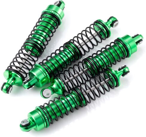 All Metal Shocks Front Rear Oil Shocks Absorber for Tra-xxas 1/18 LaTrax Teton Desert Prerunner Shock Absorber Damper Set 1/18 RC Upgrades Parts Replace Parts 7660 7665(4-Pack) (Red) in Saudi Arabia