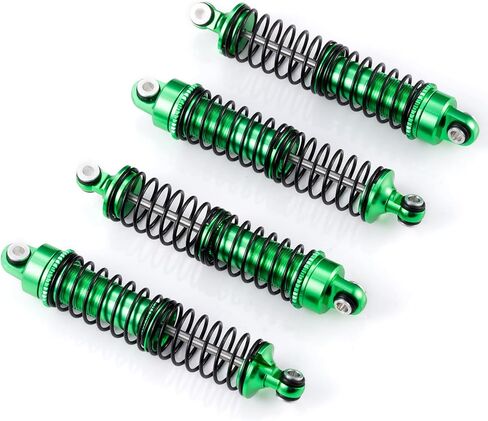 All Metal Shocks Front Rear Oil Shocks Absorber for Tra-xxas 1/18 LaTrax Teton Desert Prerunner Shock Absorber Damper Set 1/18 RC Upgrades Parts Replace Parts 7660 7665(4-Pack) (Red) in Saudi Arabia