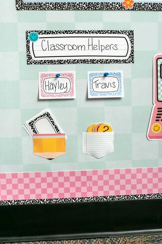Teacher Created Resources Cool for School Composition Flat Name Plates (TCR9319) in Saudi Arabia