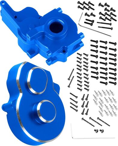 RC Gearbox Case & Screws Upgrades Part for 1/24 Micro-B,1/28 Micro-T,Aluminium Alloy Transmission Case w/Screws of Whole Vehicle,Black in Saudi Arabia