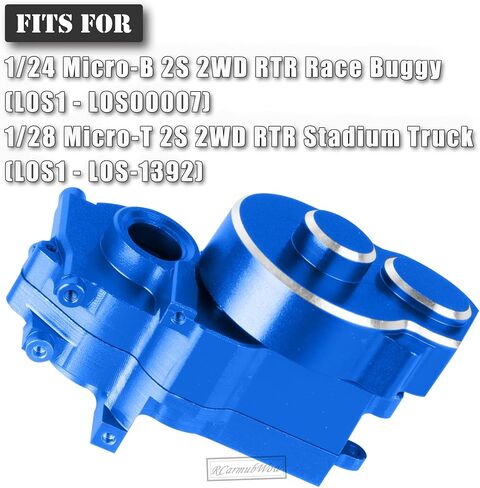 RC Gearbox Case & Screws Upgrades Part for 1/24 Micro-B,1/28 Micro-T,Aluminium Alloy Transmission Case w/Screws of Whole Vehicle,Black in Saudi Arabia