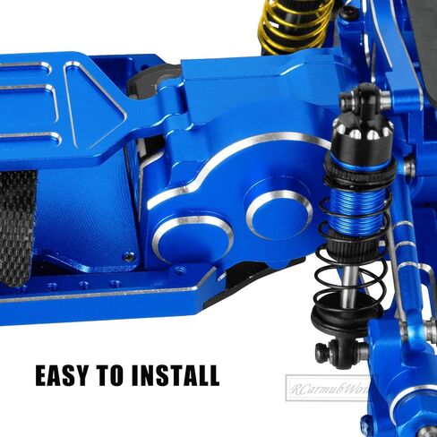 RC Gearbox Case & Screws Upgrades Part for 1/24 Micro-B,1/28 Micro-T,Aluminium Alloy Transmission Case w/Screws of Whole Vehicle,Black in Saudi Arabia