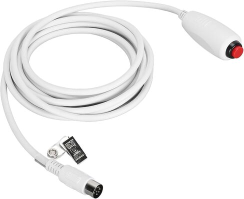 كابل سلك الدفع لمحطة الممرضات ، Big Din 8 Pin Mono Plud Scal Call ، كابل أزرار الدفع الطارئ مع مقطع ورقة السرير ، لا يوجد إمدادات طاقة أو بطارية ، 9.8 قدم in Saudi Arabia
