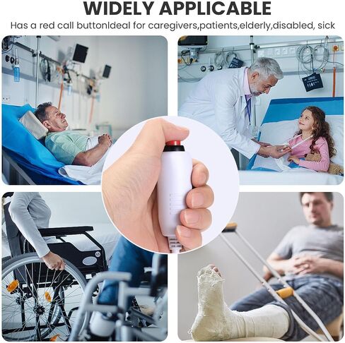 كابل سلك الدفع لمحطة الممرضات ، Big Din 8 Pin Mono Plud Scal Call ، كابل أزرار الدفع الطارئ مع مقطع ورقة السرير ، لا يوجد إمدادات طاقة أو بطارية ، 9.8 قدم in Saudi Arabia