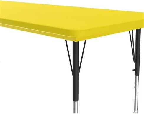 Correll AR3060-REC-27 طاولة نشاط بلاستيكية بلاستيكية مضغوطة ، 30 "× 60" ، أزرق in Kuwait