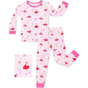 Bamboo Viscose Baby Boys Girls Pajama Sets 6-7Y Toddler Kids Softness Two Piece Long-Sleeve Snug fit Sleepwear Pjs Panda in Kuwait