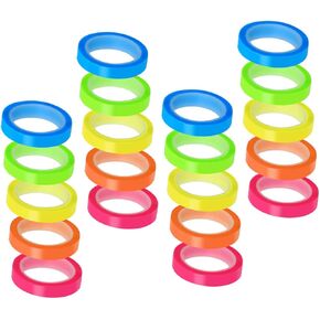 GADPIPARTY 20 ROLLS TRAMPRENT LOCKY TABS Multi Function Abslize أشرطة لتمييز علامات تبويب الكتب لمكتب المدرسة والاستخدام المنزلي in Kuwait