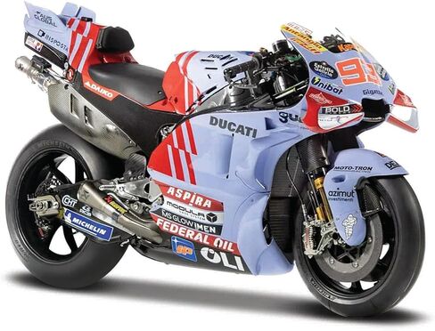 1/18 لـ Maisto - Moto GP Racing - Ducati Lenovo #93 Marc Marquez #73 Alex Marquez 2024 Gresini Racing MotoGP - لعبة للأطفال من 15 عامًا - M36399 (2024 Gresini No.93) in Saudi Arabia