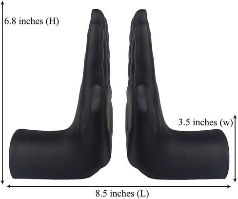 Bookends for Shelves Non Skid Resin Black Chess Book Ends, Decorative Bookends Unique Abstract Art Desgin Book Stopper Book Shelf Holder for Home Office in Saudi Arabia