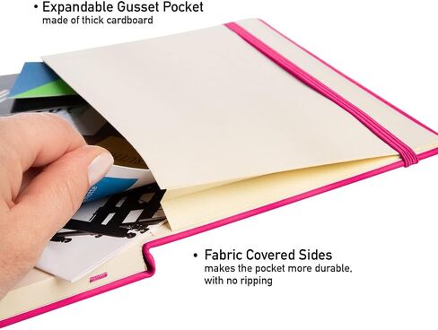 ببساطة حزمة دفاتر تكوين Genius - A5 Pink ، 4 Pack - حكمت كلية Hardcover College مجلة السفر وملاحظة عمل مبطنة in Saudi Arabia