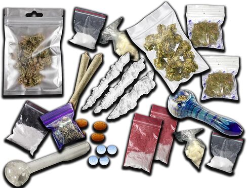 34 Piece Drug Joke Sticker Pack Gag Sticker in Saudi Arabia