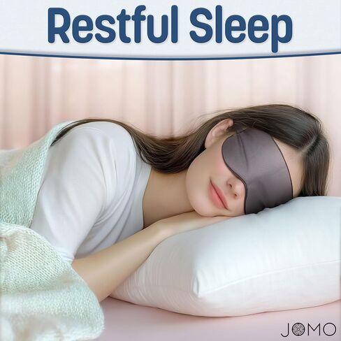 100% Tencel Sleep+mask - Eye Mask Sleeping Mask, Sleep Eye Mask Men, Light Blocking Sleep Masks for Women, Eye Shade Cover for Travel, Night Eye Masks Sleep Blindfold Eye Pillow Blackout Black Eyemask in Saudi Arabia