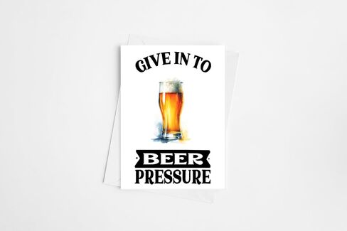 11 National Beer Day المصنوع يدويًا 5 × 7 بطاقات تحية فارغة مع بطاقات ملاحظات فارغة مع ماء ألوان زجاجية. in Saudi Arabia