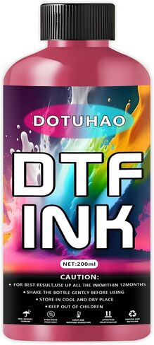 DTF Ink 200ml, Red DTF Printer Ink, Procolored Dtf Ink, Heat Transfer Printing Direct to Film, High Compatibility for DTF Film and ET Printers, Vibrant Color, Fast Drying & Clog-Free in Saudi Arabia