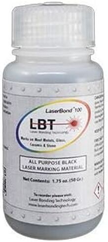 Laserbond 100 ليزر أسود علامات الحبر 50G ، متوافق مع ديود ألياف ثاني أكسيد الكربو in Saudi Arabia