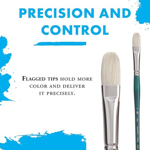 Princeton Ashley Paintbrush, Size 4, Blue Green in Saudi Arabia