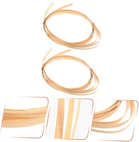 NUOBESTY Bundles Weaving Strips for Crafts Durable DIY Basket Making Materials Flat Reed Cane for Repairs and Projects Each Sturdy and Easy to Shape in Saudi Arabia
