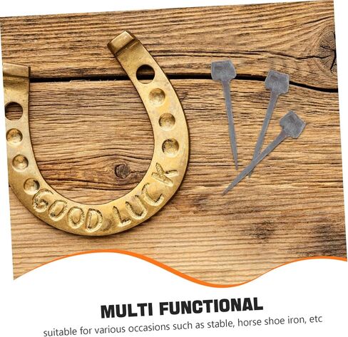 Ganazono 20pcs Horse Hoof Care Accessories Iron Horseshoe Nails Hoof Repair Apair Fearsistrian Equistrian Equistrian in Kuwait