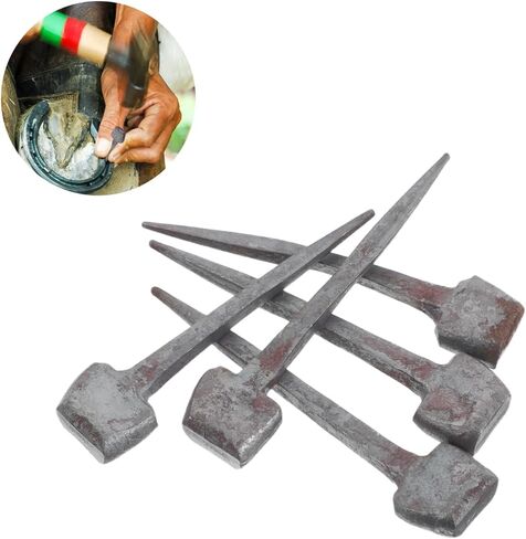 Ganazono 20pcs Horse Hoof Care Accessories Iron Horseshoe Nails Hoof Repair Apair Fearsistrian Equistrian Equistrian in Kuwait