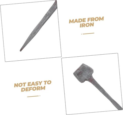 POPETPOP 20pcs Horseshoe Nail Iron Nails for Hoof Protection Horse Hoof Care Tools Versatile for Equestrian Activities in Saudi Arabia