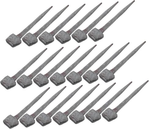 Toyvian 20pcs Iron Horseshoe Nails for Hoof Care Sturdy Metal Horseshoe Tools for Equestrian Maintenance and Training Essential Horse Hoof Repair Accessories in Saudi Arabia