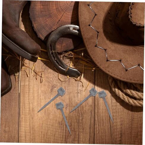 Toyvian 20pcs Iron Horseshoe Nails for Hoof Care Sturdy Metal Horseshoe Tools for Equestrian Maintenance and Training Essential Horse Hoof Repair Accessories in Saudi Arabia