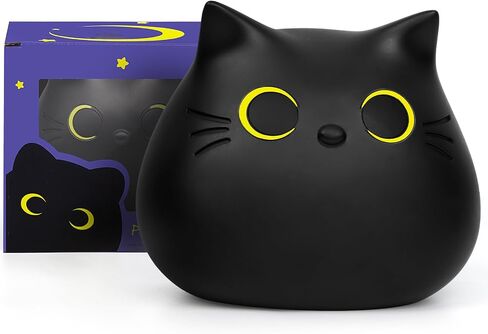 بنك Piggy ، أسود Cat Money Saving Gifts for Kids ، Black Cat Bank Coin Box Cat Coin Bank Piggy Bank Toy للبالغين Birth Births 7 × 6 بوصات in Kuwait