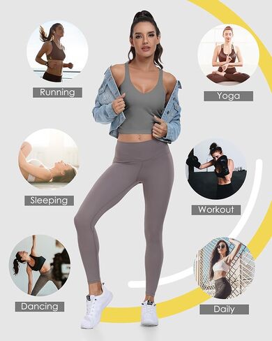 Sport Bra Tank Tops for Women,Ruched Criss Cross Back Longline Wirefree Workout Crop Tops Yoga Bra in Kuwait