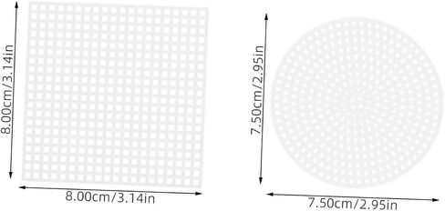 TEHAUX 6pcs Craft Mesh Mesh Quilting Slider Mat Sheets Crocheting Accessories in Saudi Arabia