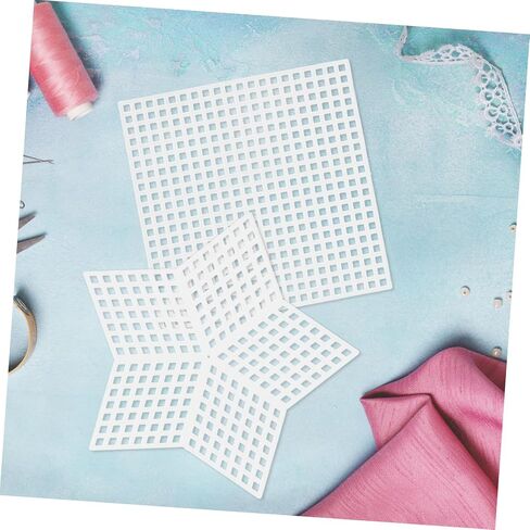 TEHAUX 6pcs Craft Mesh Mesh Quilting Slider Mat Sheets Crocheting Accessories in Saudi Arabia