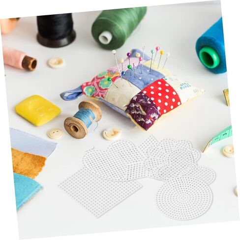 TEHAUX 6pcs Craft Mesh Mesh Quilting Slider Mat Sheets Crocheting Accessories in Saudi Arabia