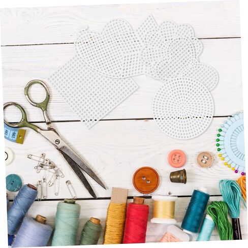 TEHAUX 6pcs Craft Mesh Mesh Quilting Slider Mat Sheets Crocheting Accessories in Saudi Arabia