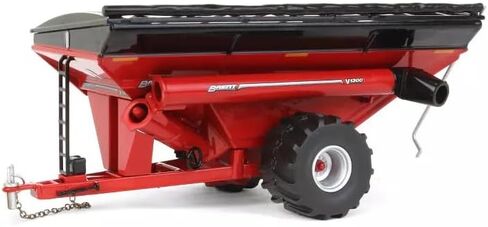 1-64 Scale Brent V1300 Auger Wagon Grain Cart with Flotation Tires Red in Saudi Arabia